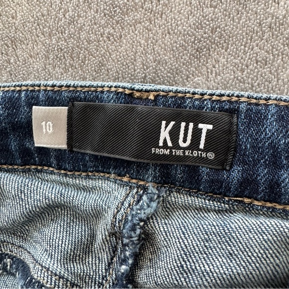 Kut from the Kloth Reese Ankle Straight Leg Jeans Sz 10 - Picture 5 of 7